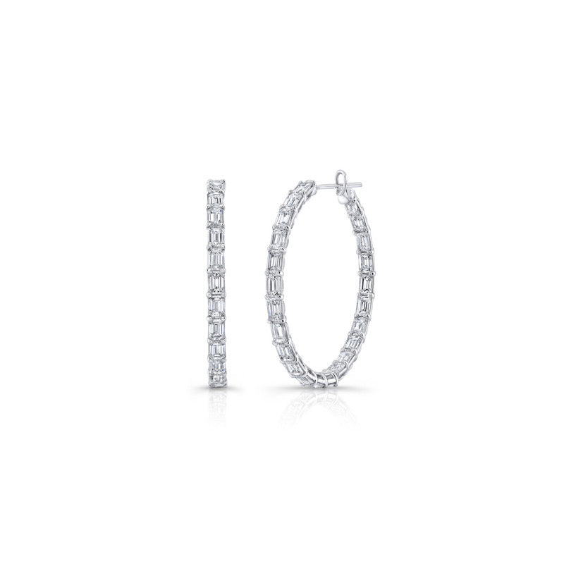 Contorted Twist Diamond Sterling Silver Pendant & Earrings