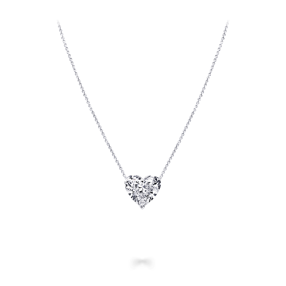 Heart shaped diamond pendant online