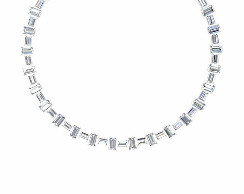 ELEVEN ELEVEN Emerald and Diamond Necklace - ALINKA Fine Jewellery